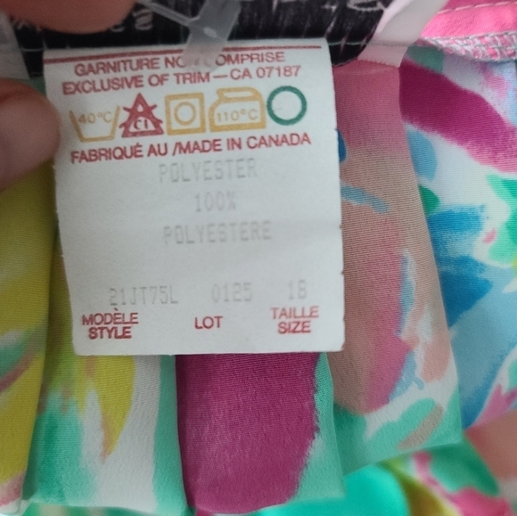 Floral A-Line Skirt in Multicolor - Picture 7 of 7